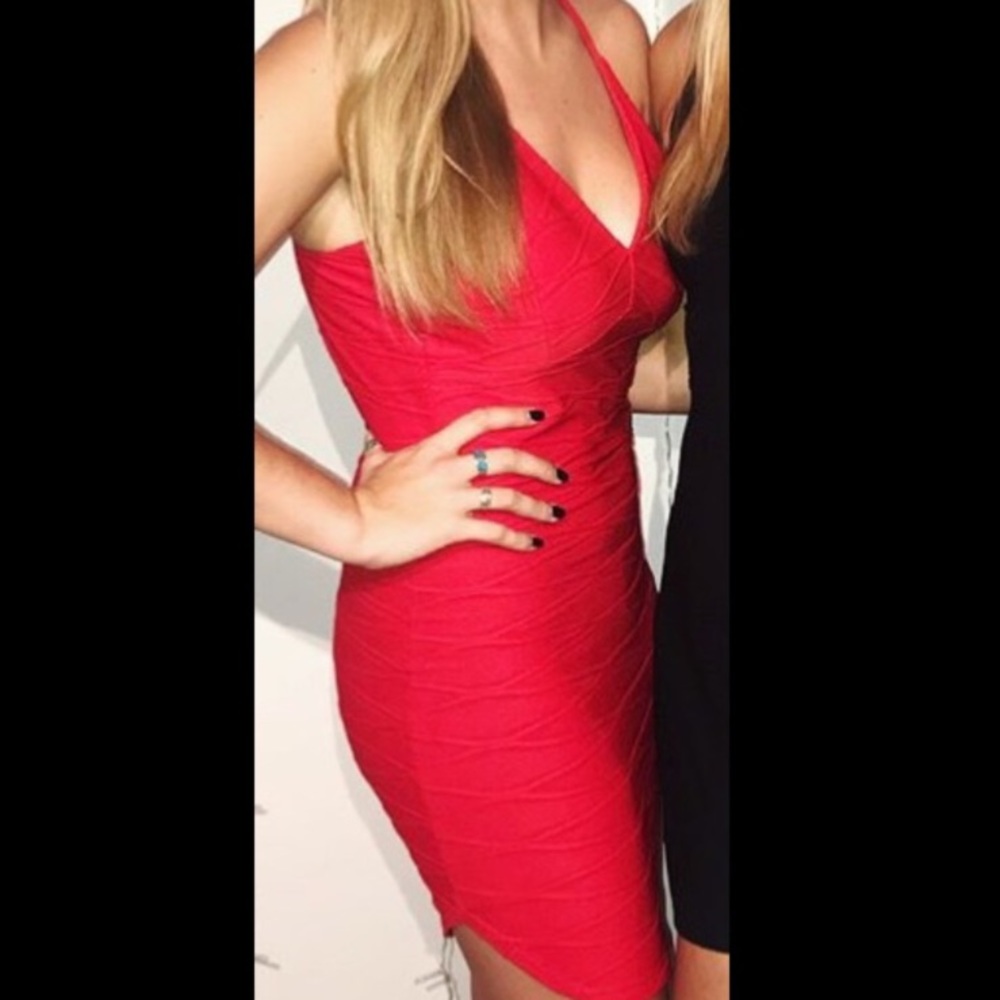 Sassy sexy fire red dress!!